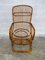 Bamboo Armchairs and Coffee Table attributed to Tito Agnoli for Bonacina, Italy, 1960s, Set of 5, Image 12