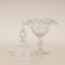 Antike Vasen aus geschliffenem Kristallglas, 2er Set 7