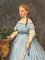 Alfred Emile Leopold Stevens, Retrato de mujer joven, siglo XIX, Gouache, Imagen 7