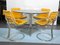 Vintage Space Age Dinner Table and Chairs in the style of Gastone Rinaldi, 1960s, Set of 5 12
