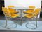 Vintage Space Age Dinner Table and Chairs in the style of Gastone Rinaldi, 1960s, Set of 5, Image 12