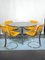Vintage Space Age Dinner Table and Chairs in the style of Gastone Rinaldi, 1960s, Set of 5 5