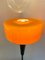 Mid-Century Italian Modern Floor Lamp in Orange Murano Glass attributed to Vistosi, 1960s 12