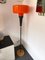 Mid-Century Italian Modern Floor Lamp in Orange Murano Glass attributed to Vistosi, 1960s 9