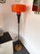 Moderne italienische Mid-Century Stehlampe aus orangefarbenem Murano Glas, 1960er 9
