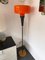 Mid-Century Italian Modern Floor Lamp in Orange Murano Glass attributed to Vistosi, 1960s 4