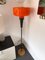 Mid-Century Italian Modern Floor Lamp in Orange Murano Glass attributed to Vistosi, 1960s 1