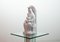 Große religiöse Mutter-Kind-Statue aus Biskuitporzellan, 1800er 1