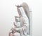 Große religiöse Mutter-Kind-Statue aus Biskuitporzellan, 1800er 4