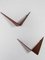 Butterfly Shelves by Poul Cadovius for Cado, Denmark, 1950s, Set of 2, Image 5