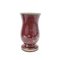 Burgundy-Green Ceramic Vase 1