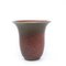 Burgundy-Green Ceramic Vase 2