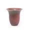 Burgundy-Green Ceramic Vase 1