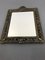 Vintage Wall Mirror T Brass Frame, Italy, 1950s, Image 6