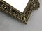 Vintage Wall Mirror T Brass Frame, Italy, 1950s, Image 13