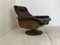 Mid-Century Modernist Brutalist Leather Swivel Model Ds Armchair from De Sede, 1950s, Image 6