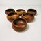 Norwegian Bowls in Teak, 1970s, Set of 6, Image 1