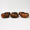 Norwegian Bowls in Teak, 1970s, Set of 6 7