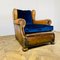 Antique French Club Chair in Leather, 1900s, Image 7