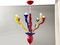 Italian Gaia Ceiling Lamp in Murano Glass by Ernesto Gismondi for VeArt, 1980s, Image 1