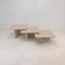 Italian Travertine Nesting Tables, 1980s, Set of 3 9