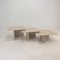 Italian Travertine Nesting Tables, 1980s, Set of 3 11