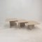 Italian Travertine Nesting Tables, 1980s, Set of 3, Image 11