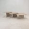 Italian Travertine Nesting Tables, 1980s, Set of 3 17