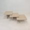 Italian Travertine Nesting Tables, 1980s, Set of 3, Image 1