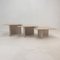 Italian Travertine Nesting Tables, 1980s, Set of 3 5