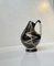 Danish Modernist Ceramic Vase in Black Glaze from Søholm, 1950s 2