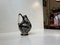 Vase Moderniste en Céramique Vernie Noire de Søholm, Danemark, 1950s 3