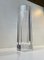 French Art Deco Cut Crystal Vase in the style of Daum, 1930s 2