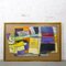 Christian Kares, Abstract Composition, 1990s, Acrylic on Cardboard, Framed 1