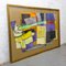 Christian Kares, Composition Abstraite, 1990s, Acrylique sur Carton, Encadré 2