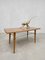 Table Basse Salontafel Mid-Century en Teck, Laiton et Bois, 1960s 3