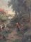 Claude Auguste Tamizier, Landscape with Figures, 19th Century, Oil on Canvas, Framed 11