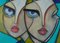 Samantha Millington, Nona icona, 2022, olio, acrilico e pastello su tela, Immagine 2