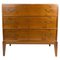 Danish Walnut and Brass Chest of Drawers, 1960s, Image 1