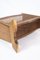 French Polished Wood and Wicker Newspaper Holder, 1940s, Image 6