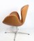 Swan Modell 3320 Sessel von Arne Jacobsen für Fritz Hansen, 1957, 2er Set 5
