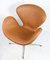 Swan Model 3320 Armchairs attributed to Arne Jacobsen for Fritz Hansen, 1957, Set of 2, Image 4