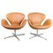 Swan Model 3320 Armchairs attributed to Arne Jacobsen for Fritz Hansen, 1957, Set of 2, Image 1