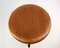 Teak Stools attributed to Arne Jacobsen for Fritz Hansen, 1950s, Set of 2 2