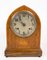 Light Mahogany Marquetry Carmine Clock, 1920s 2