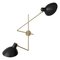 Fifty Twin Black Wall Lamp by Vittoriano Viganò by Astep, Image 1