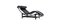 Chaise longue LC4 en negro de Le Corbusier para Cassina, Imagen 2