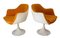 Mid-Century French Armchairs with Metal Tulip Foot, 1970, Set of 2, Image 4