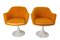 Mid-Century French Armchairs with Metal Tulip Foot, 1970, Set of 2, Image 2
