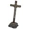 Christ on the Cross Figure in Metal, 1950, Image 1